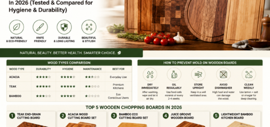🪵 Top 5 Wooden Chopping Boards (2026 Picks)